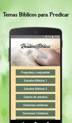 Temas Bíblicos Predicar android App screenshot 0