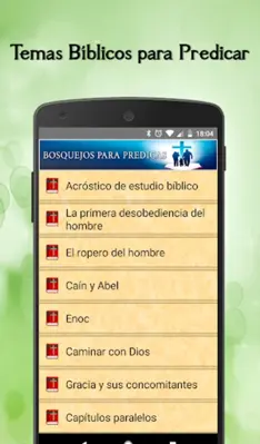 Temas Bíblicos Predicar android App screenshot 1